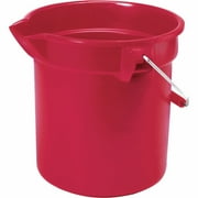 Rubbermaid Commercial 10 Qt Round Bucket, Red (FG296300RED)