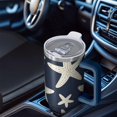 thumbnail image 6 of OBREWU Summer Ocean Starfish Tumbler with Handle and Lid,Summer Ocean Starfish 40oz Double Wall Vacuum Insulated Tumbler,Cups Gift for Women and Men, 6 of 7