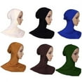 thumbnail image 2 of Bonnet pour Femmes, Foulard Musulman, Hijab, Foulard, Noir Minuit, 2 of 6