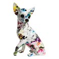 thumbnail image 1 of AMLESO Statue Graffiti Colorée de Chihuahua, Sculpture en Résine pour Point Coloré, 1 of 8