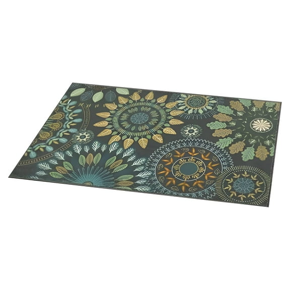 AUQ Kitchen Mats for Floor,Promote Healthy Living Kitchen Rugs,Offer Eco-Conscious Safety Kitchen Rugs Non Slip Washable,Style1,40X60cm
