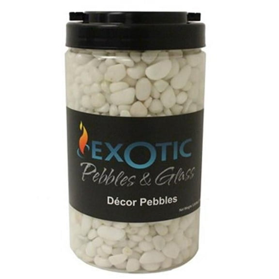 5.5 lbs Snow White Exotic Pebbles Gravel