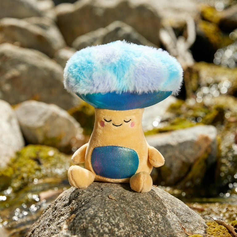 Living on the Veg, Zeek the Blue and Purple Mushroom Plush, 6-inch