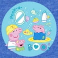 thumbnail image 2 of CafePress - Peppa Pig: Bath Time - Cute Infant Baby Football Bodysuit, 2 of 3