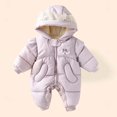 thumbnail image 2 of Newborn Baby Boy Fall Winter Clothes Infant Romper Jumpsuit, 2 of 7