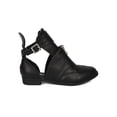thumbnail image 2 of New Women Machi Foxter-1 Leatherette Cut Out Buckled Festival Ankle Boot, 2 of 6