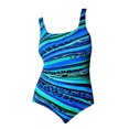 thumbnail image 5 of YOTMKGDO Long Torso Swimsuits For Women, Plus Size Swimsuit Positioning Print Bikini Swimsuit, Sky Blue+XL, 5 of 5