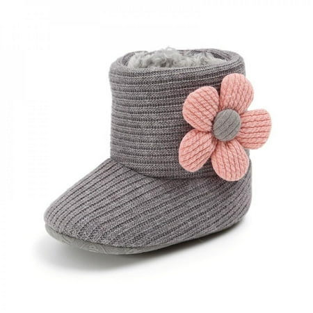 

Baby Boots Autumn Cute Cotton Casual Cartoon Shoes First Walkersborn Cute Non-slip Soft Sole Shoe