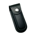 thumbnail image 1 of Cierre a presión Cuchillos plegables de cuero Funda de Remaches de metal Clásica Acampar al aire libre Práctico resistente al desgaste Bolsa de , S NEGRO Sunnimix Funda de caza, 1 of 8