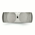 thumbnail image 3 of Titanium Faceted 8mm Satin Band, 3 of 7