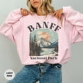 thumbnail image 3 of Banff National Park Sweatshir,Banff Vacation Sweater, Canada Sweatshirt Banff Crewneck Sweatshirt - Sizes S-5XL ,Art Print JSC, 3 of 6