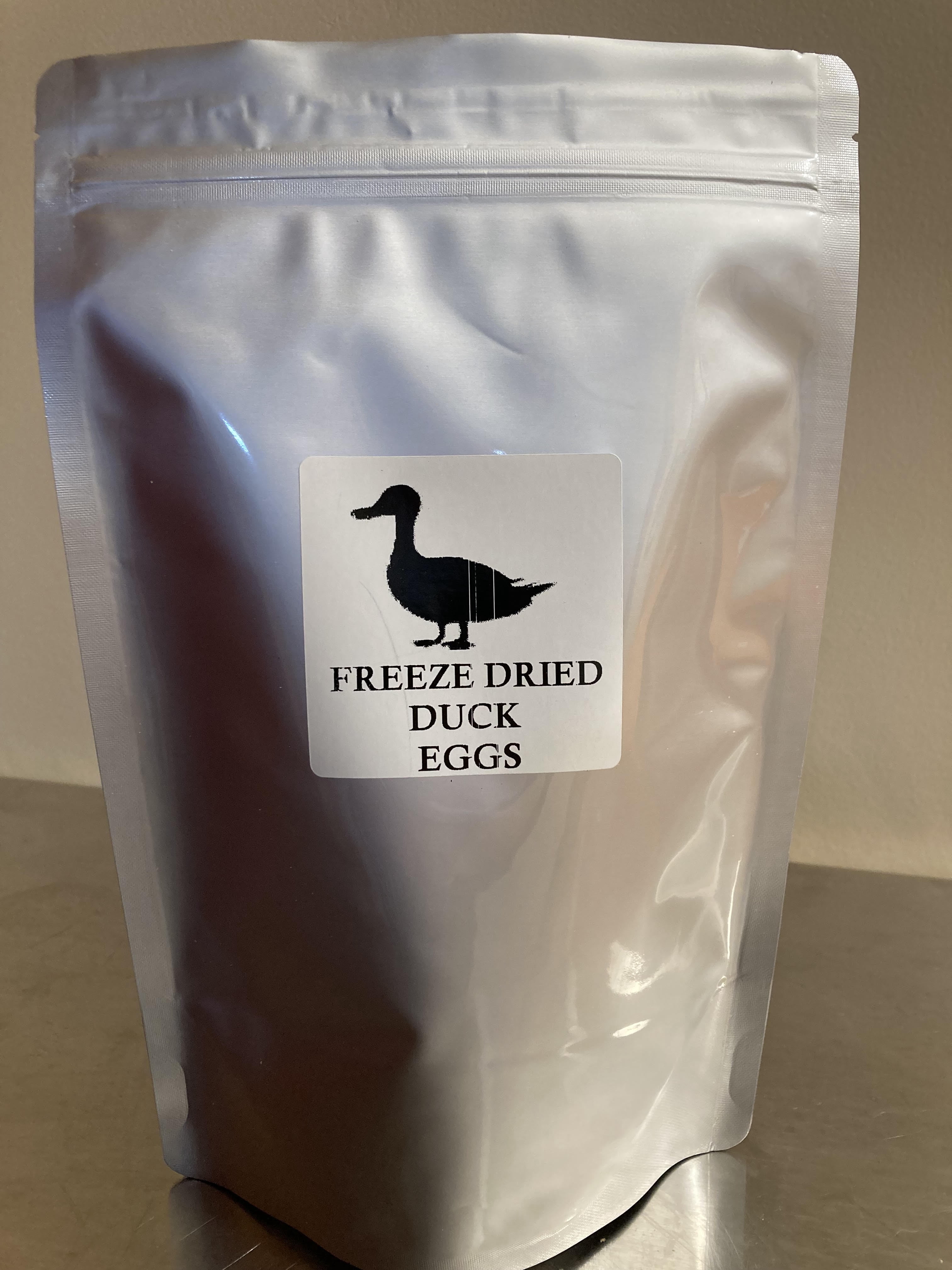 12 Freeze Dried Duck Eggs approximately 8 oz