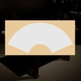 thumbnail image 1 of Zhuge 10pcs Calligraphy Writing Paper Chinese Rice Papers Fan Shaped Calligraphy Paper Printmaking Paper Chinese Rice Paper Sheets Craft Paper Sheets，Sheng Xuan，26*13in，Fanshaped D, 1 of 3
