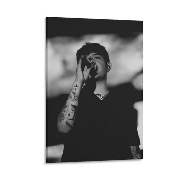 Junior H Poster Rapper Posters Rap Posters Rapper Wall Art Gifts for Fans Cover Poster Canvas Art Poster And Wall Art Picture Print Modern Family Bedroom Decor Posters