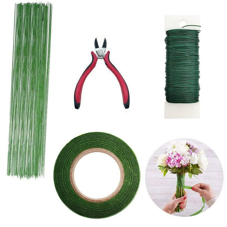 Floral Arrangement Tool Kit Floral Tape Stem Wrap Green Stem Wire Floral  Wire For Bouquet Stem Wrap Florist 