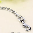 thumbnail image 3 of Stainless Steel Dual Leash Coupler 2 Way Safety Chain for Walking Two Pet Dogs, 3 of 7