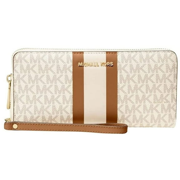 Michael Kors Jet Set Travel Continental One Size (VANILLA/ACORN)