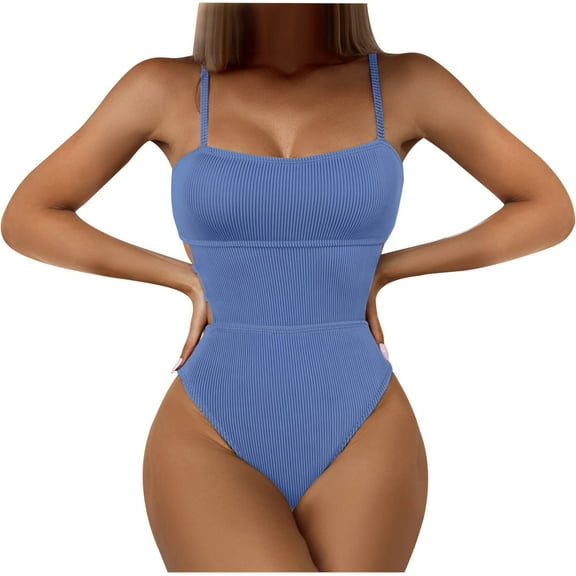 Awdenio Summer Tankini Swimsuit for Women Clearance Women's Bikini Set Swimwear Bra Swimwear Beachwea