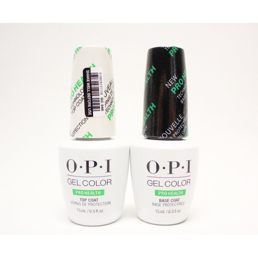 OPI OPI GelColor Gel Nail Polish PROHEALTH Base Coat + Top Coat .5oz