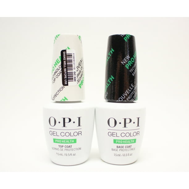 OPI OPI GelColor Gel Nail Polish PROHEALTH Base Coat + Top Coat .5oz