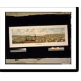 thumbnail image 2 of Historic Framed Print, Panoramic view of Milwaukee, Wis. Taken from City Hall tower.The Gugler Lithographic Co., 17-7/8" x 21-7/8", 2 of 9