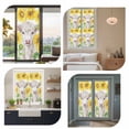 thumbnail image 7 of Farmhouse Sunflowers Window Privacy Film, Spring Country Watercolor Cow Floral Static Cling UV Sun Blocking Heat Control Window Tint Day and Night, Non-Adhesive One Way Privacy Cover 29.5''x78.7'', 7 of 7