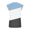 thumbnail image 4 of Yuyuzo Débardeurs d'Été pour Femmes Manches Courtes Col Rond Tunique Haut Ample T-Shirts Basiques Décontractés, 4 of 4