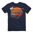 thumbnail image 3 of Ford Bronco Desert Stripes Logo Graphic T-Shirt Navy Blue Official Licensed (M), 3 of 4