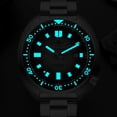 thumbnail image 5 of ADDIESDIVE Men's Luxury Dive Watch, 200M Waterproof Sapphire Crystal Ceramic Bezel Watch, Japanese Quartz Movement, Blue Luminous, Stainless Steel, 5 of 10