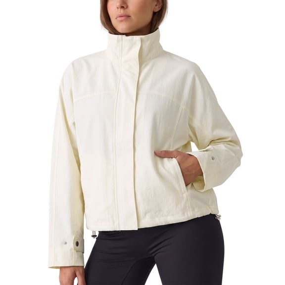 Womens Windbreaker Jacket Stand Collar Casual Lightweight Jackets Fall Winter Bomber Outerwear