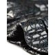 thumbnail image 5 of Chaquede chándal pamujer Chaquemetálide manlarbrillante holográficon cremalleen parte delanteSireNegXL, 5 of 6