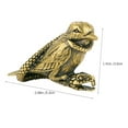 thumbnail image 5 of Masteelf Set of 4 Brass Snake and Bird Statues, Tangled Design Desktop Decor for Home, Office, Table Decoration Supplies, 5 of 8