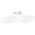 thumbnail image 5 of The Home Edit Large Clear Storage Bin Organizer Insert, 1 Piece, 9.37" x 2.95" x 4.38", 5 of 12