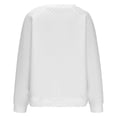 thumbnail image 6 of Women's Hoodless Sweatshirt Sweatshirt for Notched V Neck Long Sleeve Casual Pullover Tops, 6 of 8