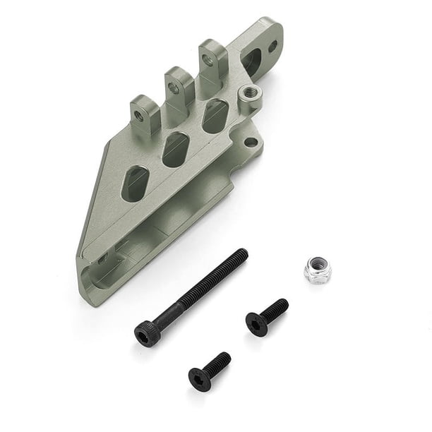 Bewildely Montaje de enlace trasero de aleación de aluminio para AXIAL 1/10 ROCK RACER 90026 Hop-ups pieza de actualización AX31020 pieza de Kits de construcción modelo Titanio