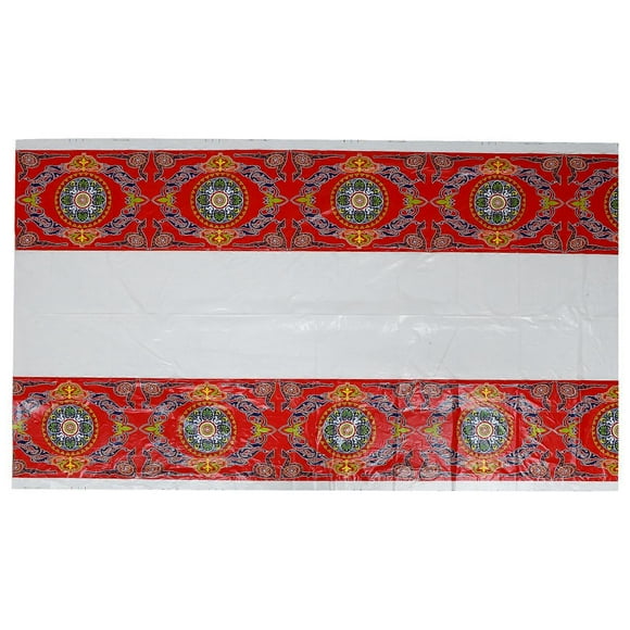 1Pc Decorative Table Cover Festival Tablecloth Dining Table Decoration