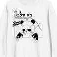 thumbnail image 2 of Shaman King Manga Xiong-Xiong Crew Neck Long Sleeve White Adult Sweatshirt-Medium, 2 of 3