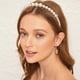 thumbnail image 2 of GOOHOCHY 4 diademas de perlas sintéticas, accesorios para el cabello, diadema de novia para fiesta de boda, 2 of 8