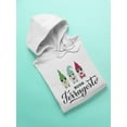 thumbnail image 3 of Buon Ferragosto Cute Gnomes Hoodie Men -Image by Shutterstock, Male Medium, 3 of 4
