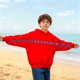 thumbnail image 5 of Sudaderas con capucha para niños y niñas, sudaderas casuales de manga larga, lindas sudaderas de gran tamaño con bolsillo de polar, chaquetas para niñas, 5 of 6