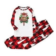 thumbnail image 3 of Odeerbi Christmas Pajamas for Family Holiday Long Sleeve Family Christmas Pajamas Matching Sets Kids Printed Parent Child Loungewear Jumpsuits Two-Piece Sleepwear Xmas PJs Set Camouflage, 3 of 9