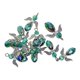 thumbnail image 4 of 12 piezas de colgantes de ángel, abalorios rico y , abalorios facetados de cristal en apariencia de lágrima, fabricación de joyas de Metal plateado perfecl  Encantos de ángel facetados de cristal, 4 of 8
