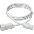 thumbnail image 2 of 6ft Computer Power Extension Cord (IEC-320-C14 to IEC-320-C13), White, 2 of 5