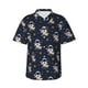 thumbnail image 1 of Fotbe Astronaut Surfing Camisa Hawaiana para Hombre Unisex – Camisa Casual de Verano con Botones de Manga Corta de Algodón y Lino,Medium, 1 of 7