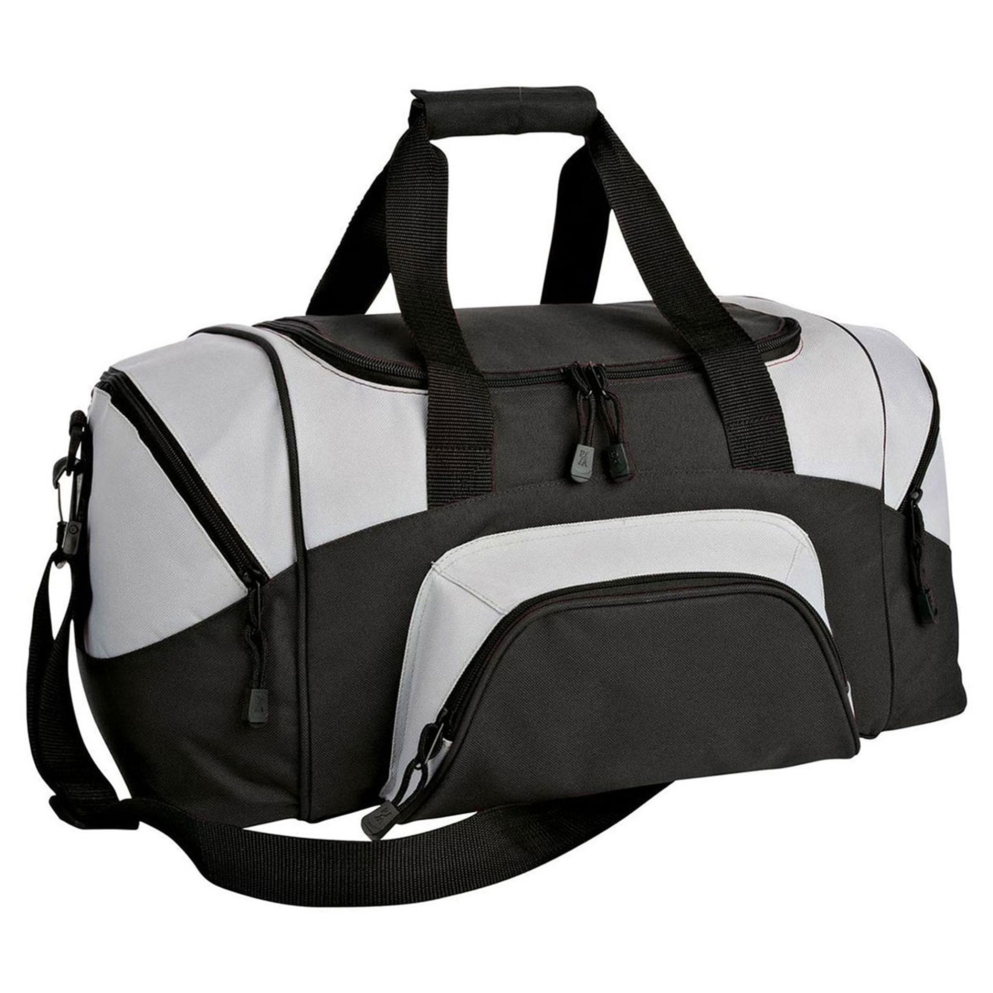 Port & Company Colorblock Adjustable Sports Duffle Bag - www.neverfullmm.com
