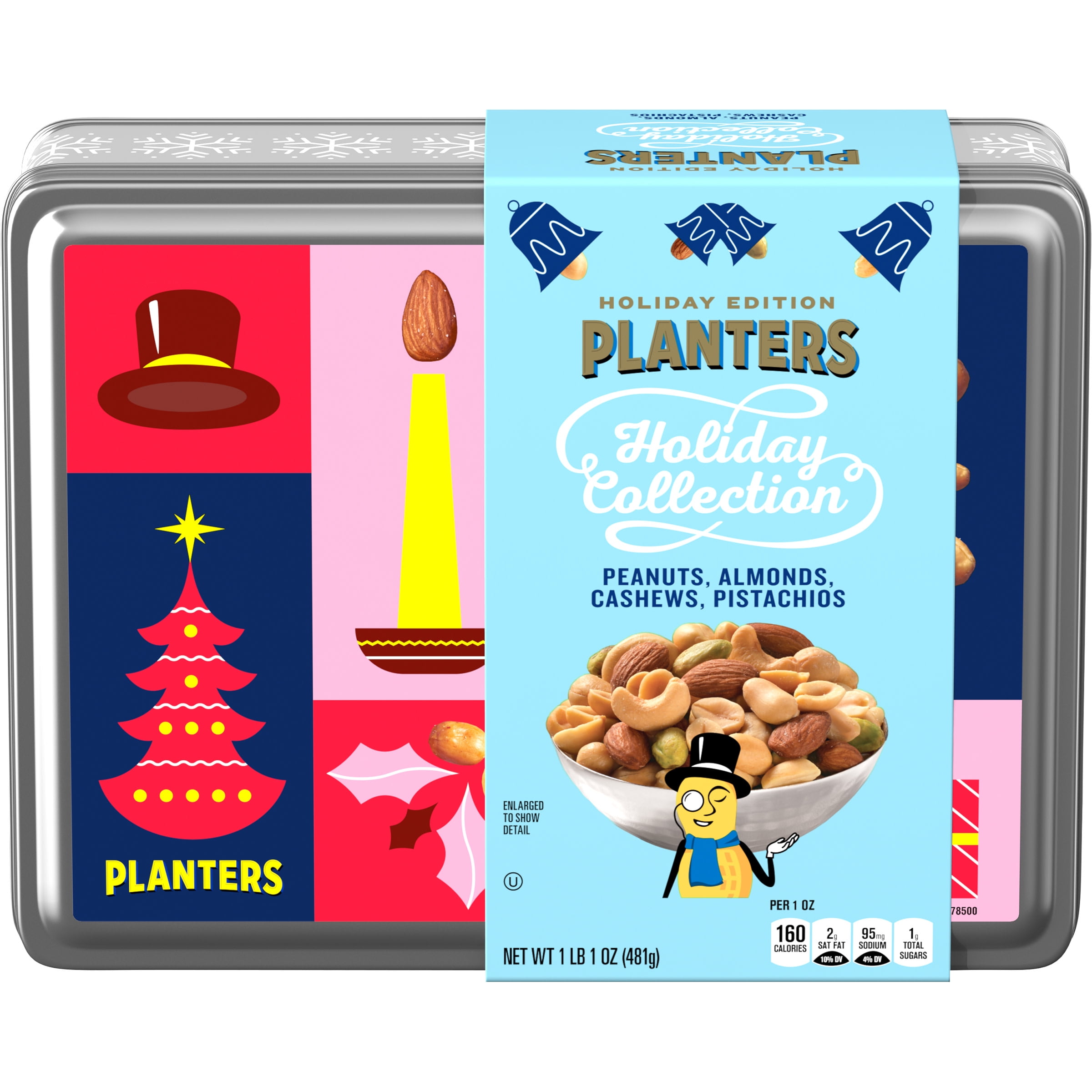 Planters Holiday Collection Edition Nut Mix with Peanuts, Almonds