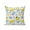 Yellow, variant on 1 Pack Outdoor Throw Pillow, Coastal Waterproof Pillow with Insert Included, Summer Lemon Flower Shell Starfish Rustic Decorative Accent Cushion Sofa Pillows for Patio Porch, 16 x 16 In