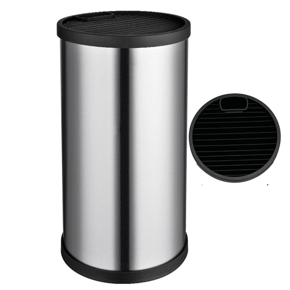 Bxaolu Universal Knife Block, Knife Holder without Knives, Stainless Steel Knife Storage Block for 3.5" to 8" Knives, with Slots for Scissors and Sharpening Rod,for Kitchen Counter