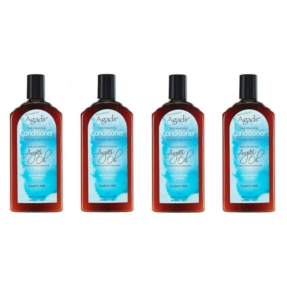 Agadir Argan Oil Daily Volumizing Conditioner, 12.4oz (Pack of 4)