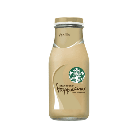Starbucks Frappuccino Vanilla Coffee Drink 9.5 oz. Glass Bottle, Reduce Fat-Milk Type